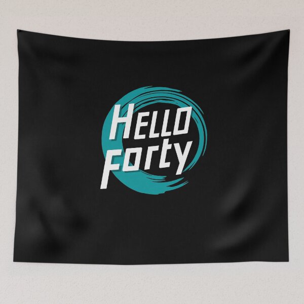 Item preview, Hello Forty Shirt designed and sold by biwdrawing.