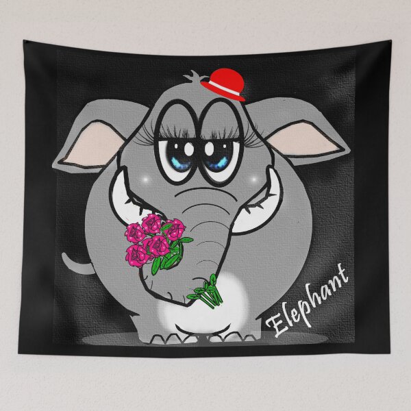 Item preview, Charming elephant  designed and sold by Shirley cute art .
