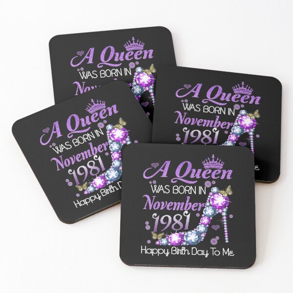 Item preview, Womens A Queen Was Born In November 1981 Birthday designed and sold by patriciaa12.