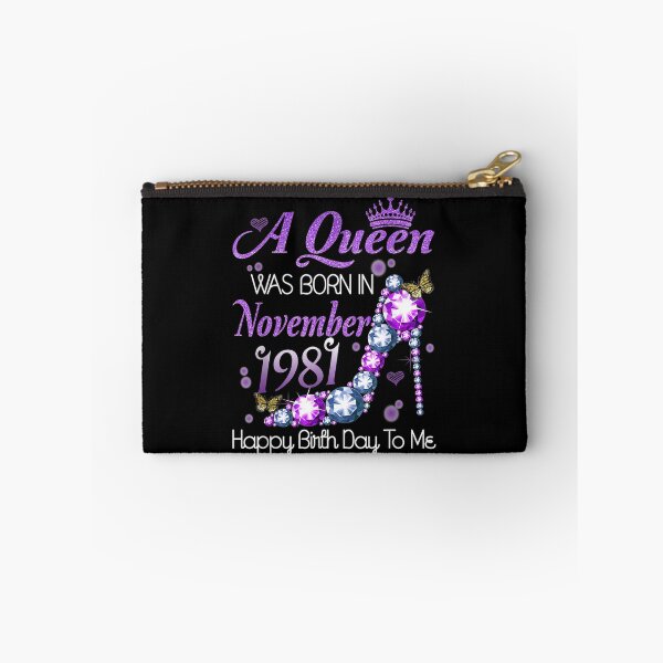 Item preview, Womens A Queen Was Born In November 1981 Birthday designed and sold by patriciaa12.