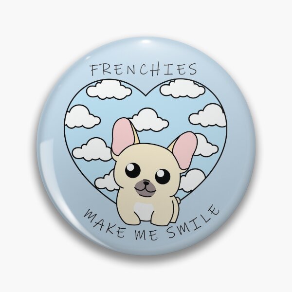 Item preview, Frenchies Make Me Smile designed and sold by FrenchiJunction.