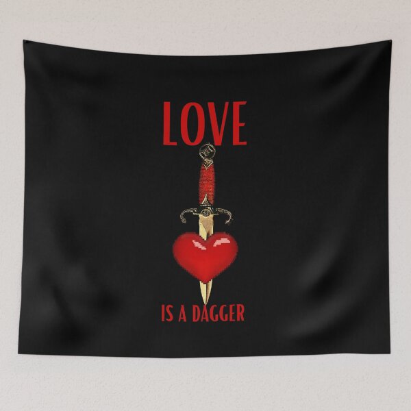 Item preview, Love Is A Dagger Broken Heart Gothic Love Pain Pirate designed and sold by CBCreations73.