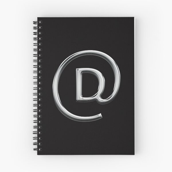 Item preview, Capital D in an @ sign designed and sold by Logo-stick.