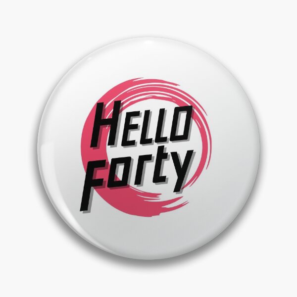 Item preview, Hello Forty Shirt designed and sold by biwdrawing.