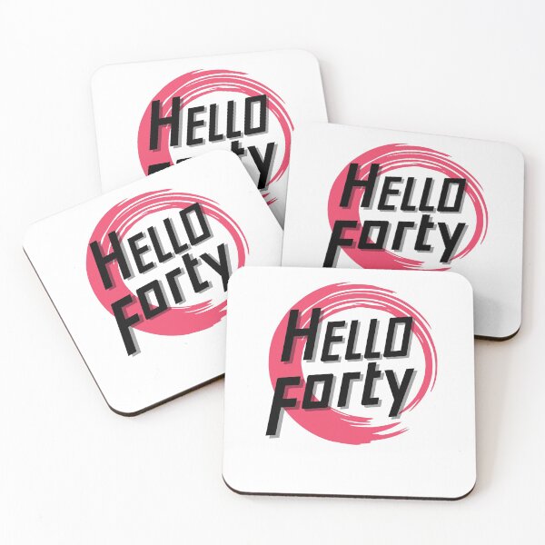 Item preview, Hello Forty Shirt designed and sold by Bold Habit Co..