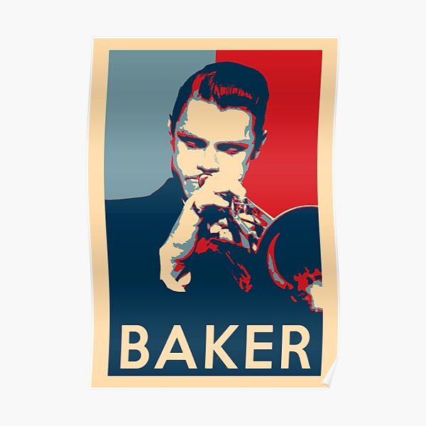 Chet Baker Hope Poster - Sizes of Jazz History Poster