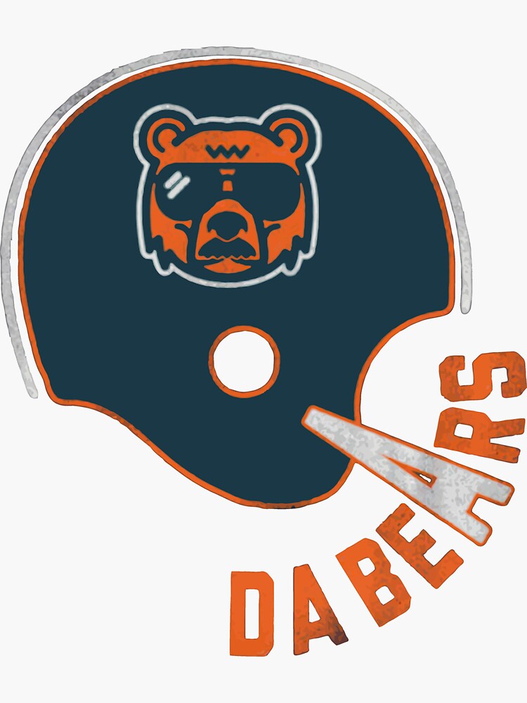 Da Bears Helmet - Mike Ditka Chicago Bears NFL Football Inspired Sticker