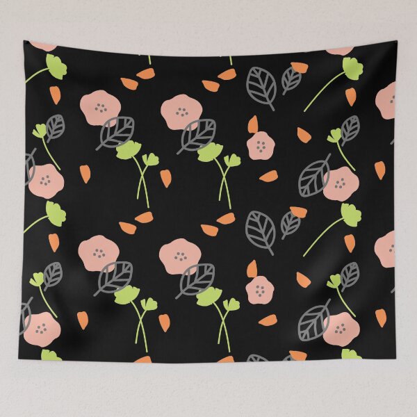 Item preview, Orange Floral Pattern designed and sold by jaekindacray.