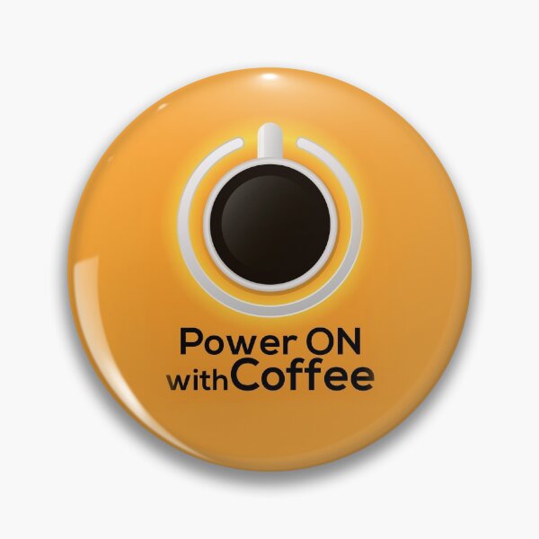 Item preview, Power on with Coffee  power button  designed and sold by Muditha88.