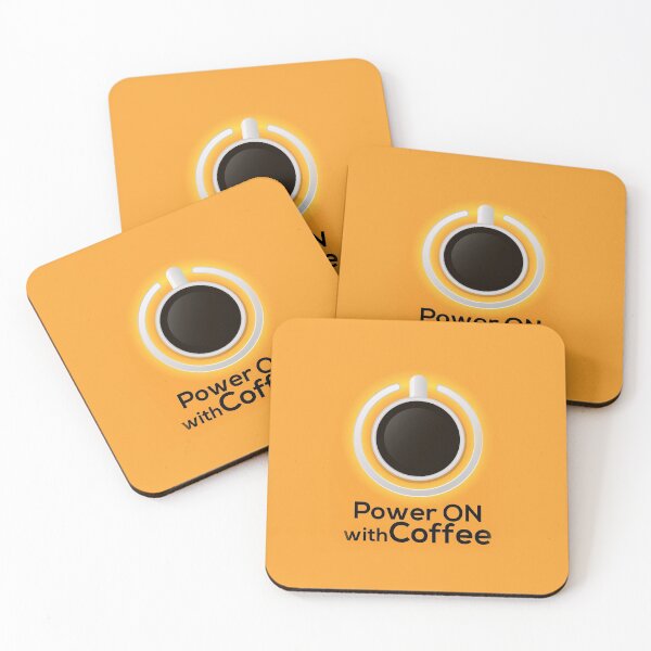 Item preview, Power on with Coffee  power button  designed and sold by Muditha88.