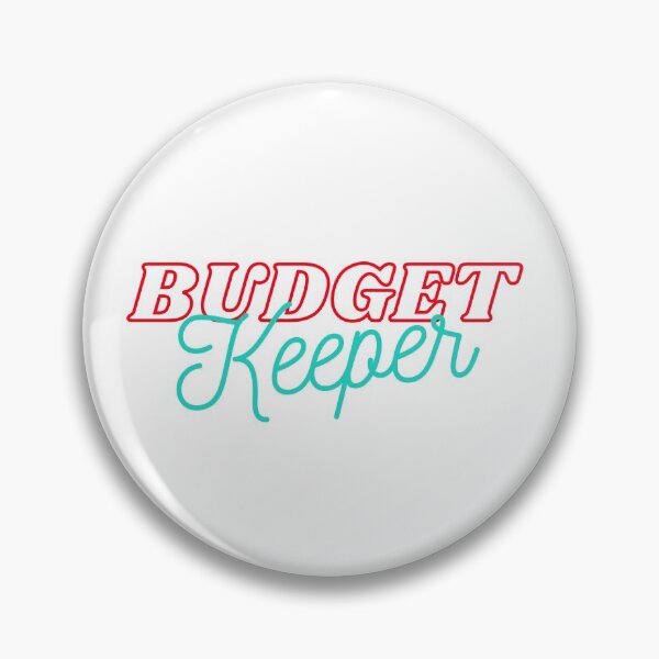 Item preview, Budget Keeper red, blue (light) designed and sold by zav2001.