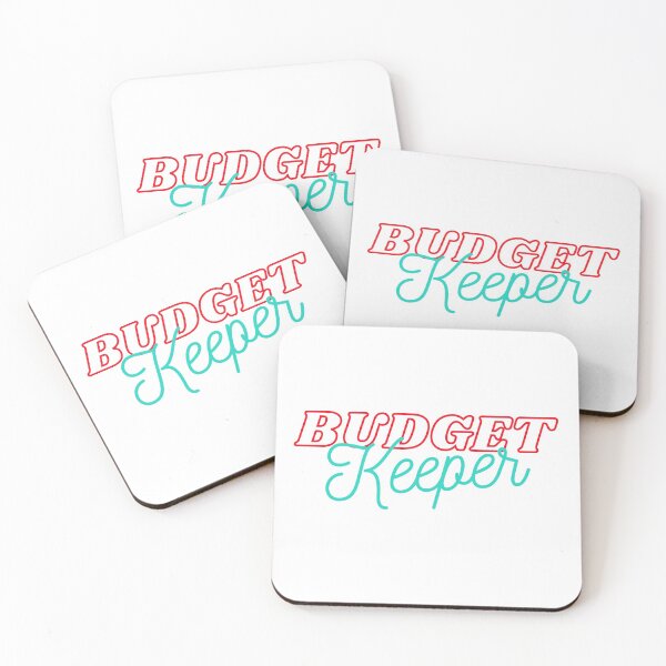 Item preview, Budget Keeper red, blue (light) designed and sold by zav2001.