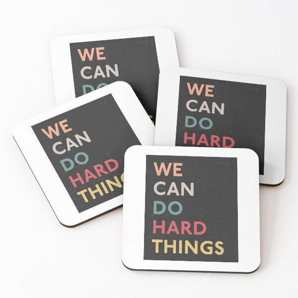 Item preview,  We Can Do Hard Things designed and sold by VantageBrain.