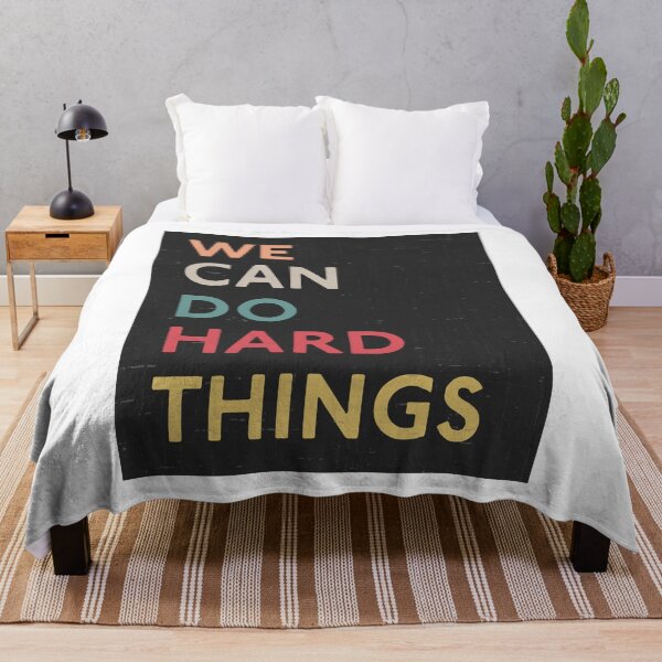 Item preview,  We Can Do Hard Things designed and sold by VantageBrain.