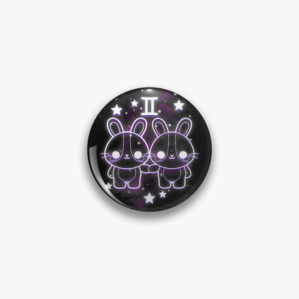 Gemini kawaii zodiac sign