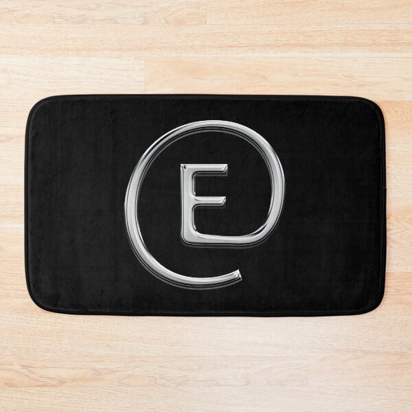 Item preview, Capital E in an @ symbol designed and sold by Logo-stick.