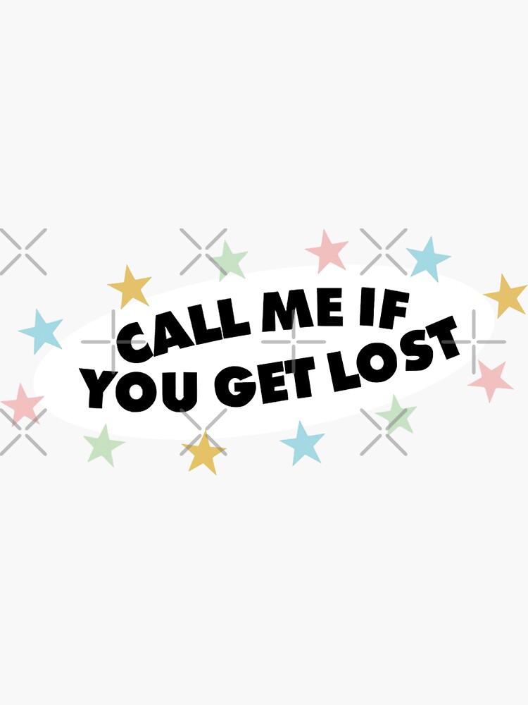 Call Me If You Get Lost - Tyler the creator Stars Sticker for Sale by  zrvby