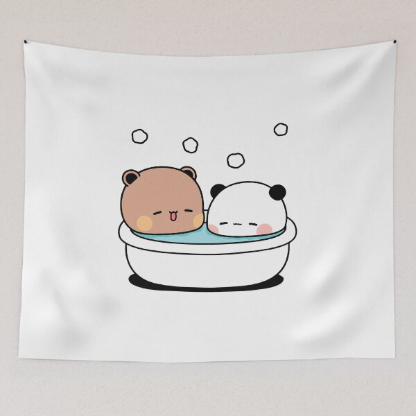 Item preview, Bear and Panda Bubu Dudu Bath designed and sold by theneurocyclist.
