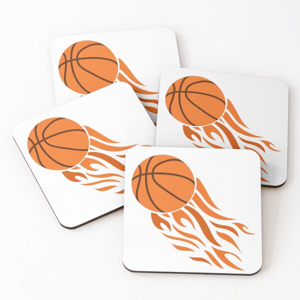 Item preview, Basketball ball fiery shot designed and sold by HasCreations.