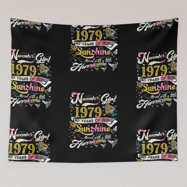 Item preview, Womens Vintage November 1979 Designs 40 Years Old Tee 1979 Birthday designed and sold by patriciaa12.