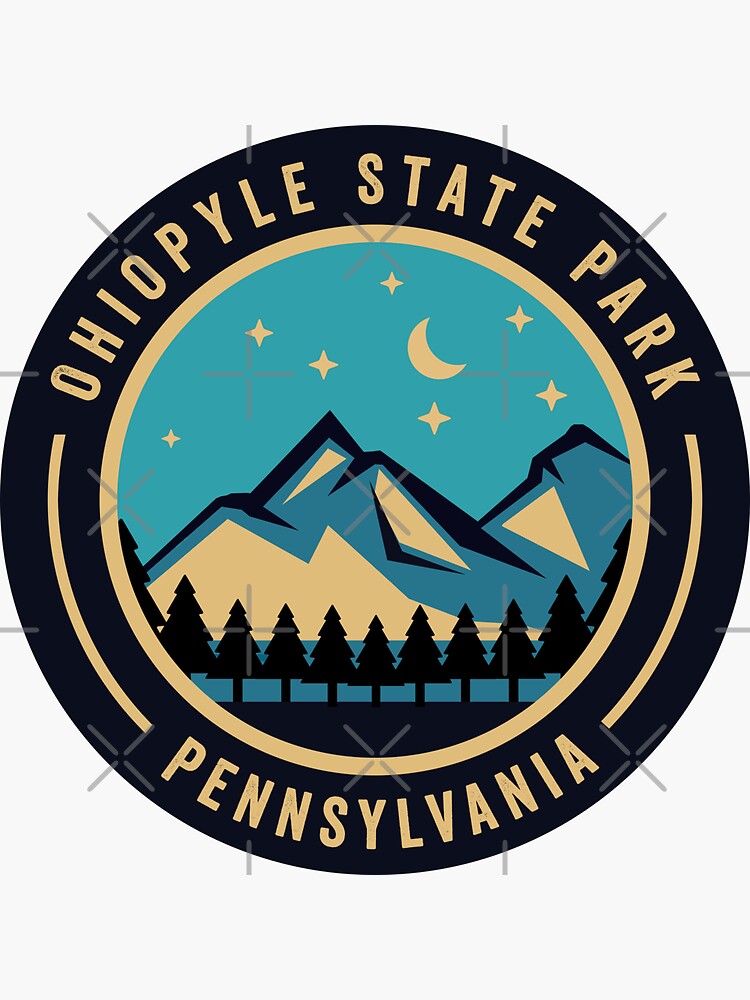 "Ohiopyle State Park Pennsylvania" Sticker for Sale by taburok23