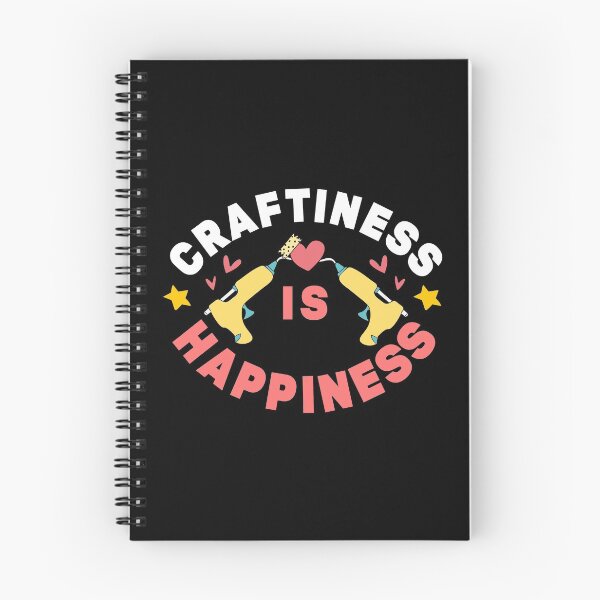 Item preview, Craftiness is Happiness | Happy Crafter  designed and sold by Dancing Dolphin Crafts.