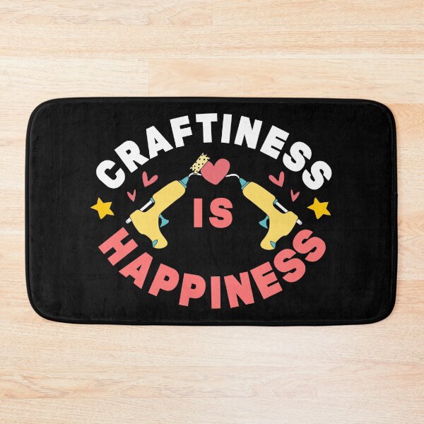Item preview, Craftiness is Happiness | Happy Crafter  designed and sold by Dancing Dolphin Crafts.