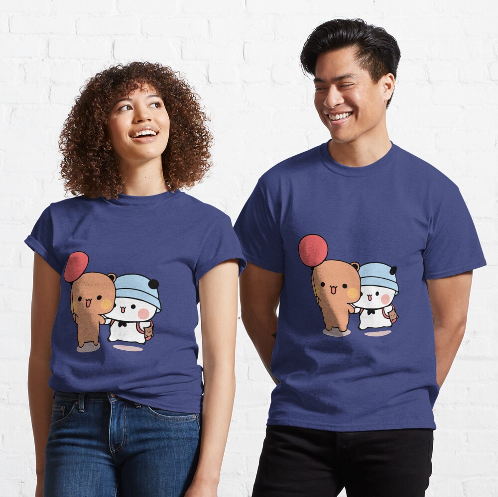 Discover Oso y panda bubu dudu globo clásico camisetas