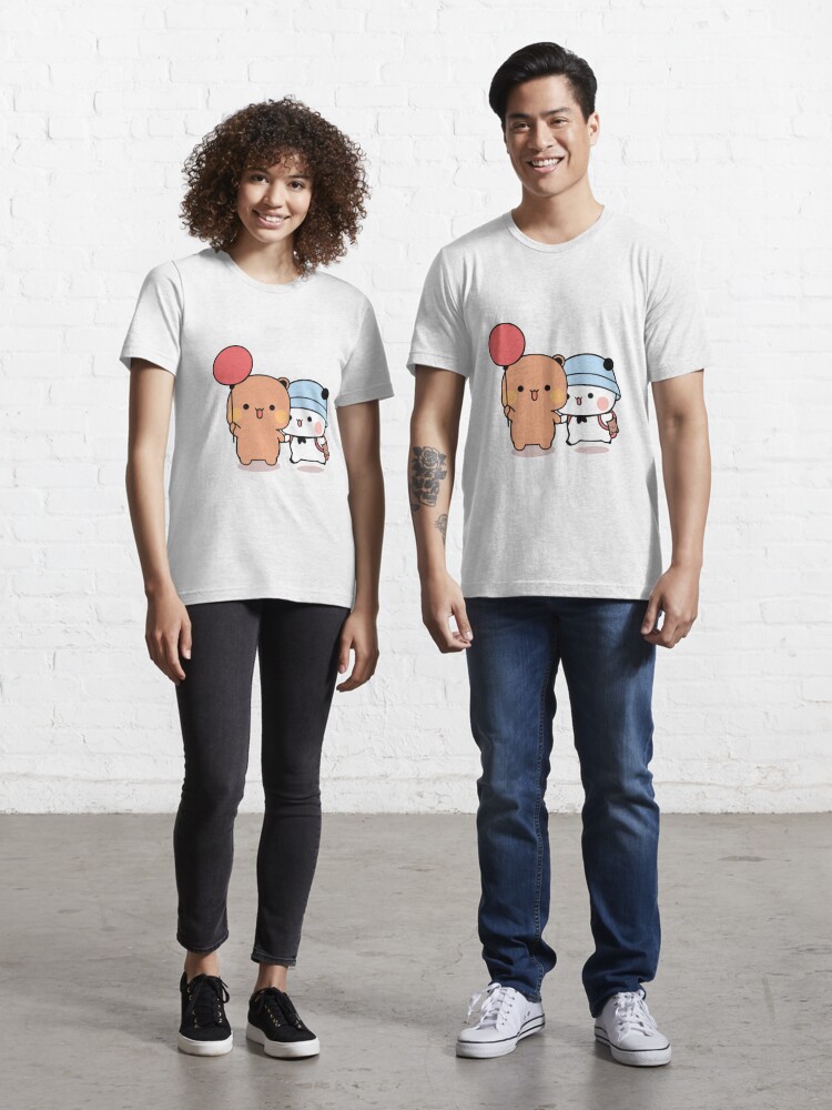 Essential T-Shirt for Sale mit Bär und Panda Bubu Dudu Ballon von  theneurocyclist