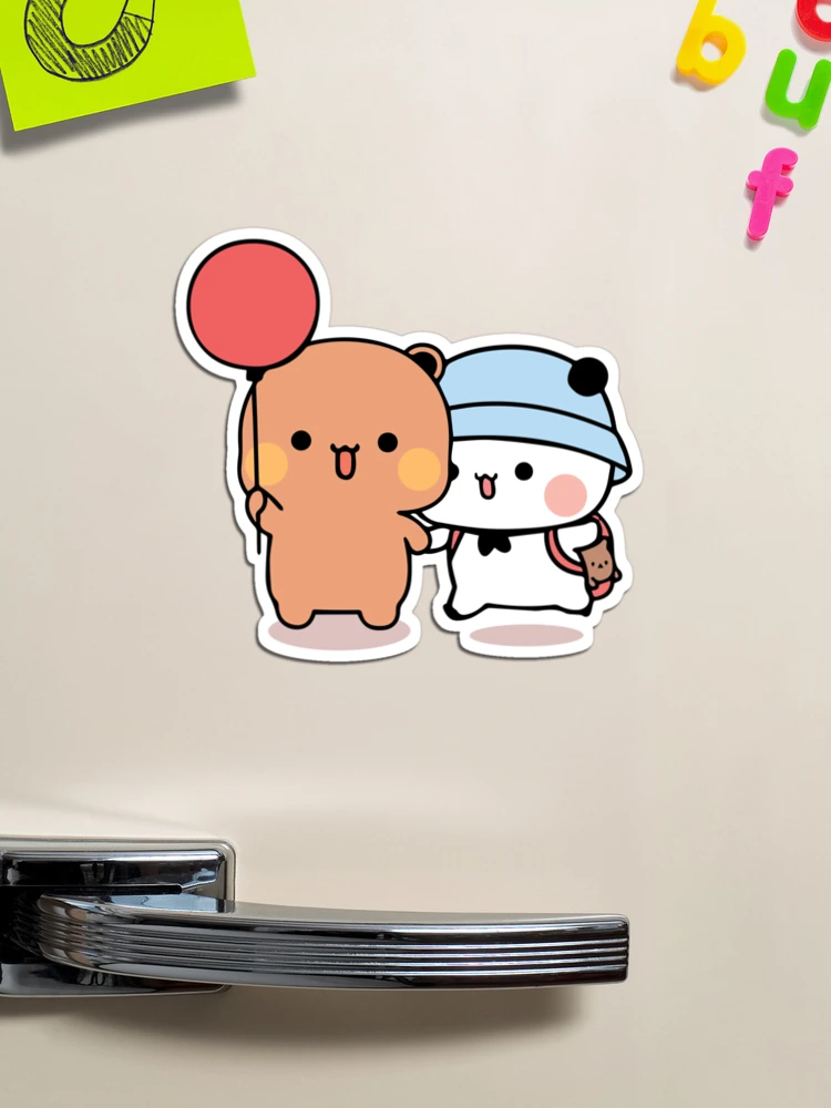 Orso e Panda Bubu Dudu palloncino magnete Decor frigorifero adesivi per la  casa giocattolo bambini carino titolare divertente bambini magnetici -  AliExpress