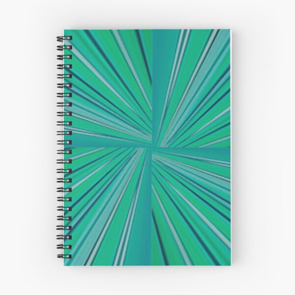 Item preview, Aqua, green, white diagonal lines design designed and sold by Cyber-Spider.