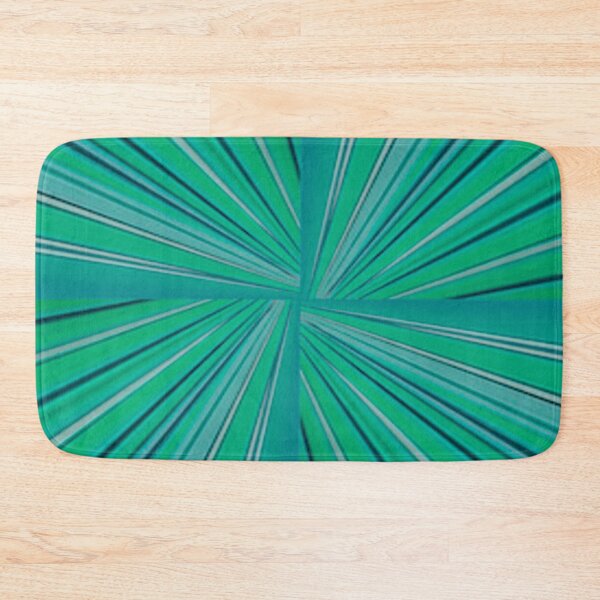 Item preview, Aqua, green, white diagonal lines design designed and sold by Cyber-Spider.