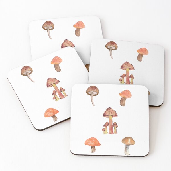 Item preview, watercolor painted mushroom pack designed and sold by Amalzaki.