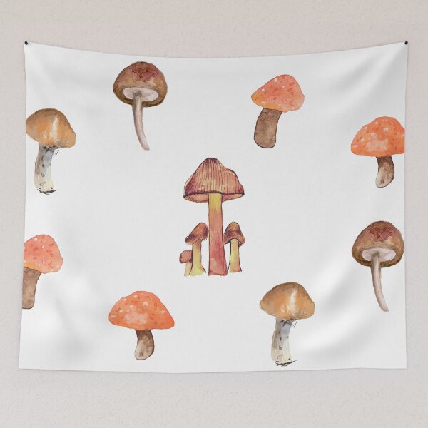 Item preview, watercolor painted mushroom pack designed and sold by Amalzaki.