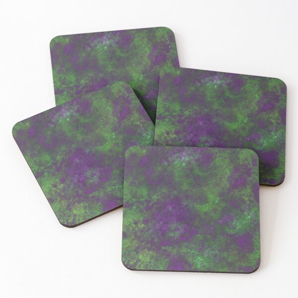 Item preview, Violet and green nebula abstract design designed and sold by MabelGtz.