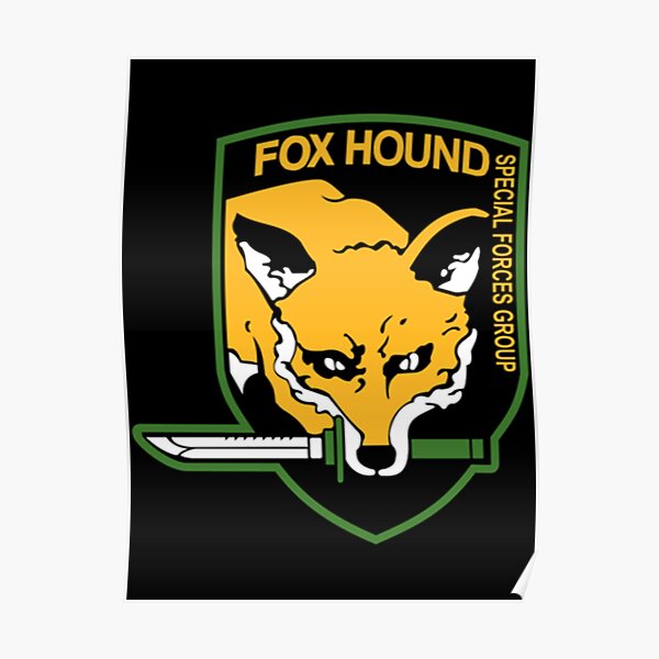 Foxhound Logo Posters Redbubble