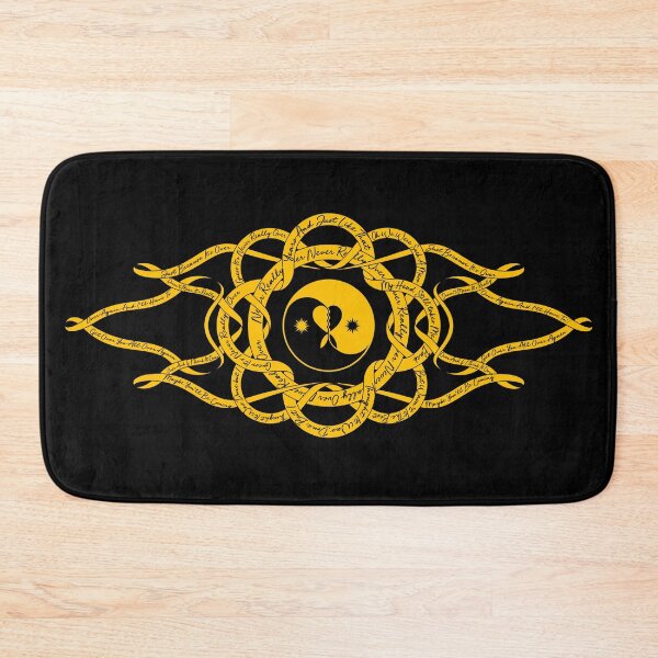 Item preview, Katy Perry Never Really Over Gold Symbol With Lyrics Black Background designed and sold by cryaboutitnow.
