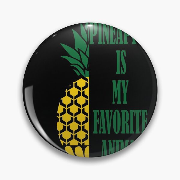 Item preview, Pineapple is My Favorite Animal Funny Design designed and sold by Hema Thilakaratne.