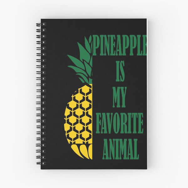 Item preview, Pineapple is My Favorite Animal Funny Design designed and sold by Hema Thilakaratne.