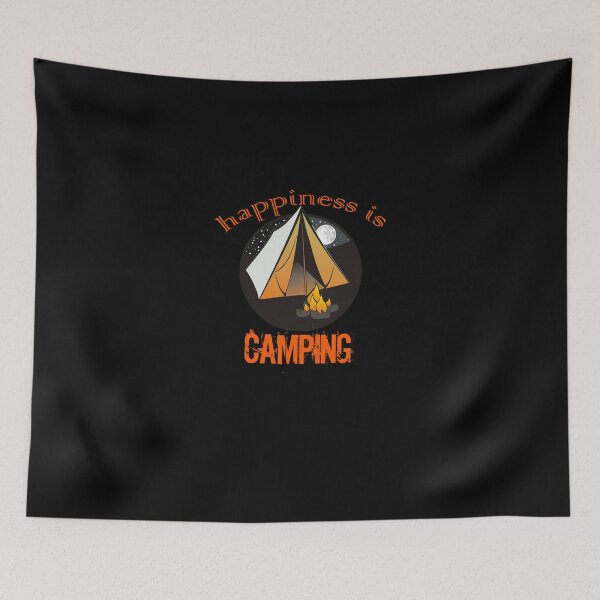 Item preview, happiness is camping designed and sold by Dietererger.