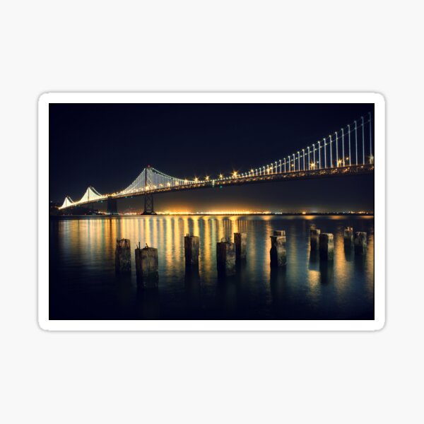 Artikel-Vorschau von San Francisco Bay Bridge beleuchtet, designt und verkauft von Jenn Ramirez.