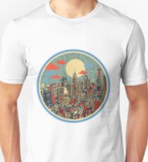 philadelphia panorama 3 Slim Fit T-Shirt