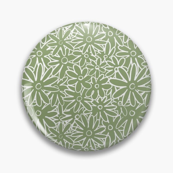 Aperçu de l'œuvre Motif Fleur Couleur Sauge Boho Chic créée et vendue par trajeado14.