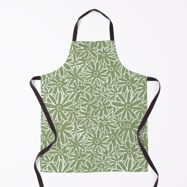 Aperçu de l'œuvre Motif Fleur Couleur Sauge Boho Chic créée et vendue par trajeado14.