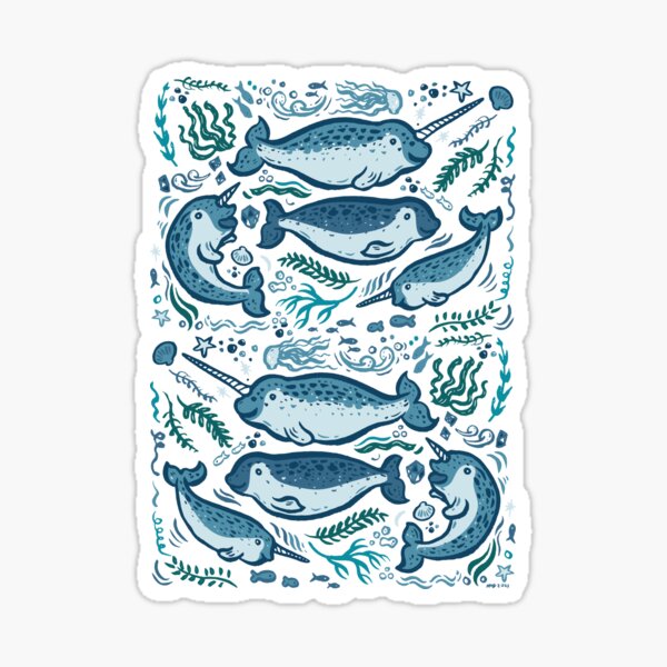 Item preview, Narwhal family designed and sold by Ken Hamala.