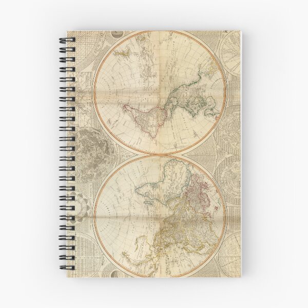 Item preview, Vintage Map of The World (1799) 2 designed and sold by BravuraMedia.