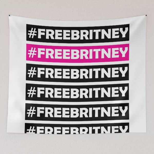 Item preview, Free Britney #FREEBRITNEY sticker t-shirt 2021 multi pattern designed and sold by rednumberone.