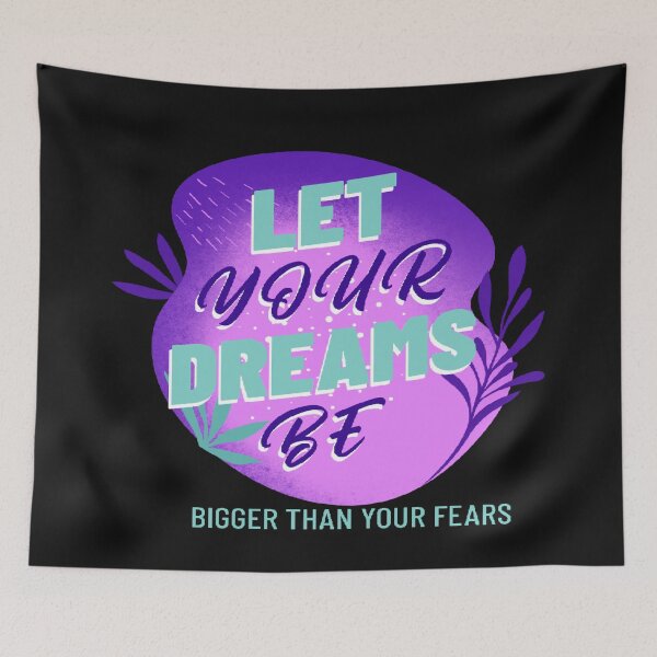 Item preview, LET YOUR DREAMS BE BIGGER THAN YOUR FEARS designed and sold by RetroPlaceee.