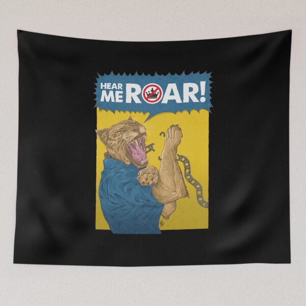 Item preview, HEAR ME ROAR! designed and sold by brainboxz.
