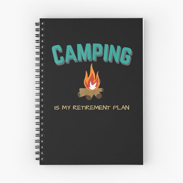 Item preview, Camping is my retirement plan - Camper gift designed and sold by begin-again.
